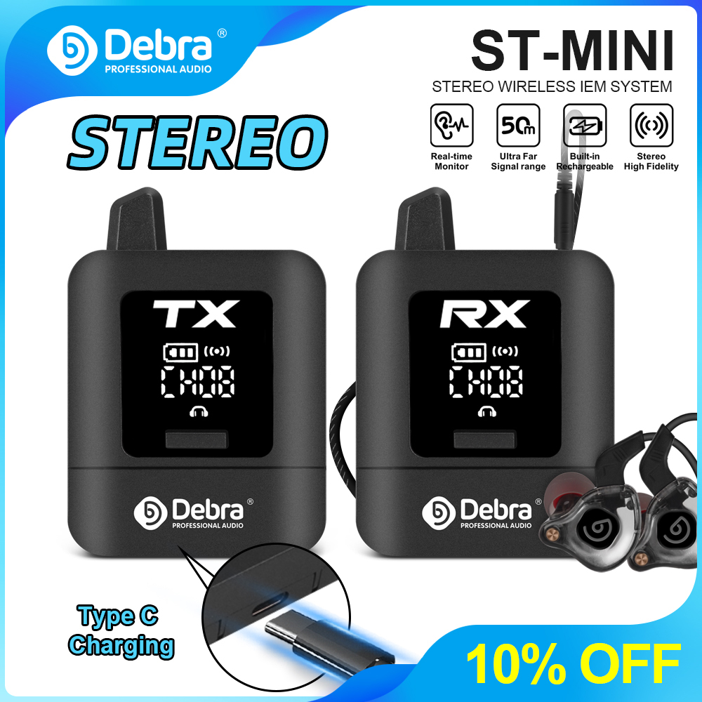 In Ear Monitor Iem - Debra Neues Tragbares UHF IEM Drahtloses