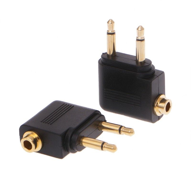 1pc Gold vernickelt Flugzeug 3 – Earphone Splitter Jack Bewertung und Preis