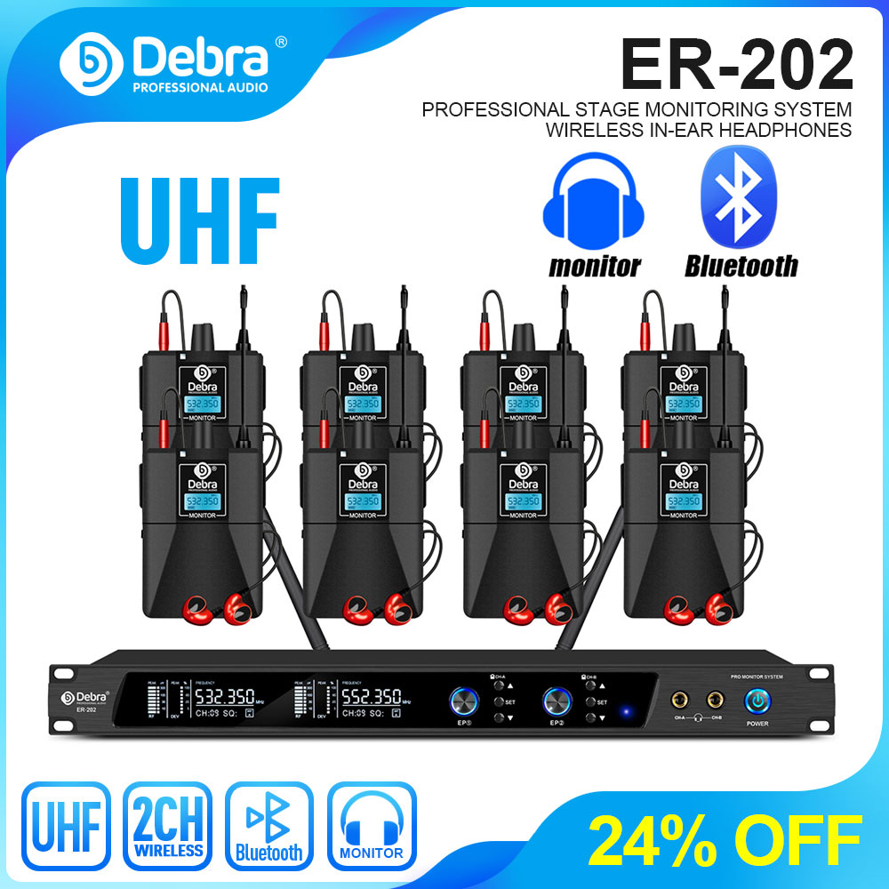 Debra UHF IEM ER-202 Drahtlose – In Ear Monitor Iem Bewertung und Preis