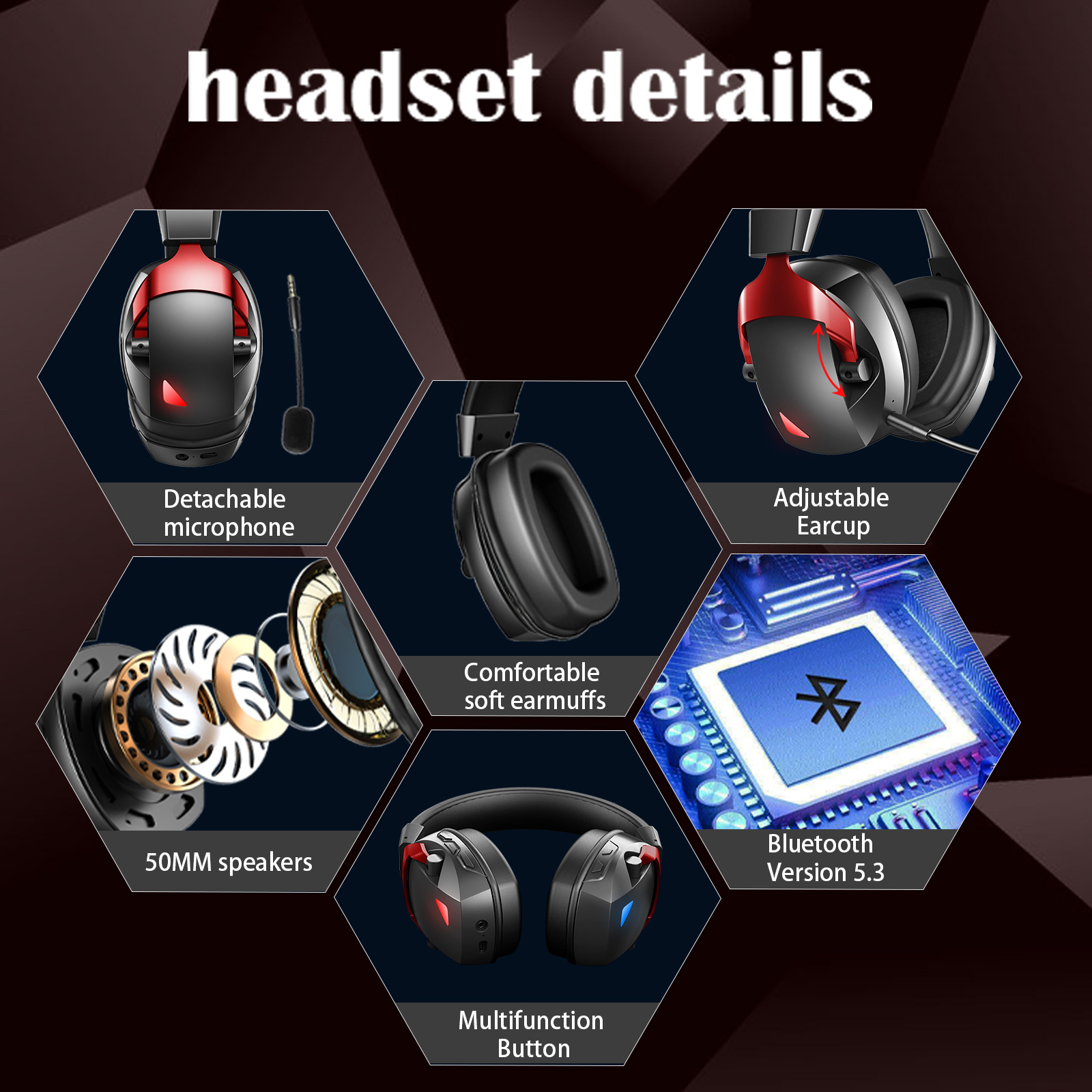 Kabelloses Gaming-Headset mit  – Gaming Headset Rgb Bewertung und Preis