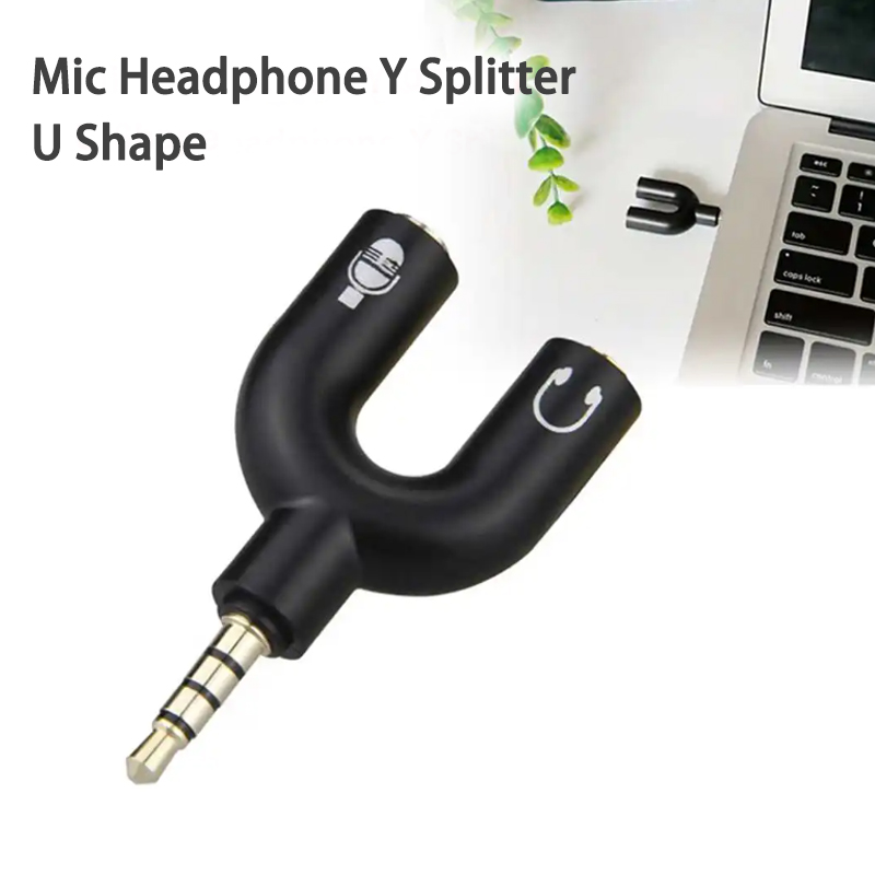 3,5 mm Kopfhörer-Splitter-Mikr – Earphone Splitter Jack Bewertung und Preis