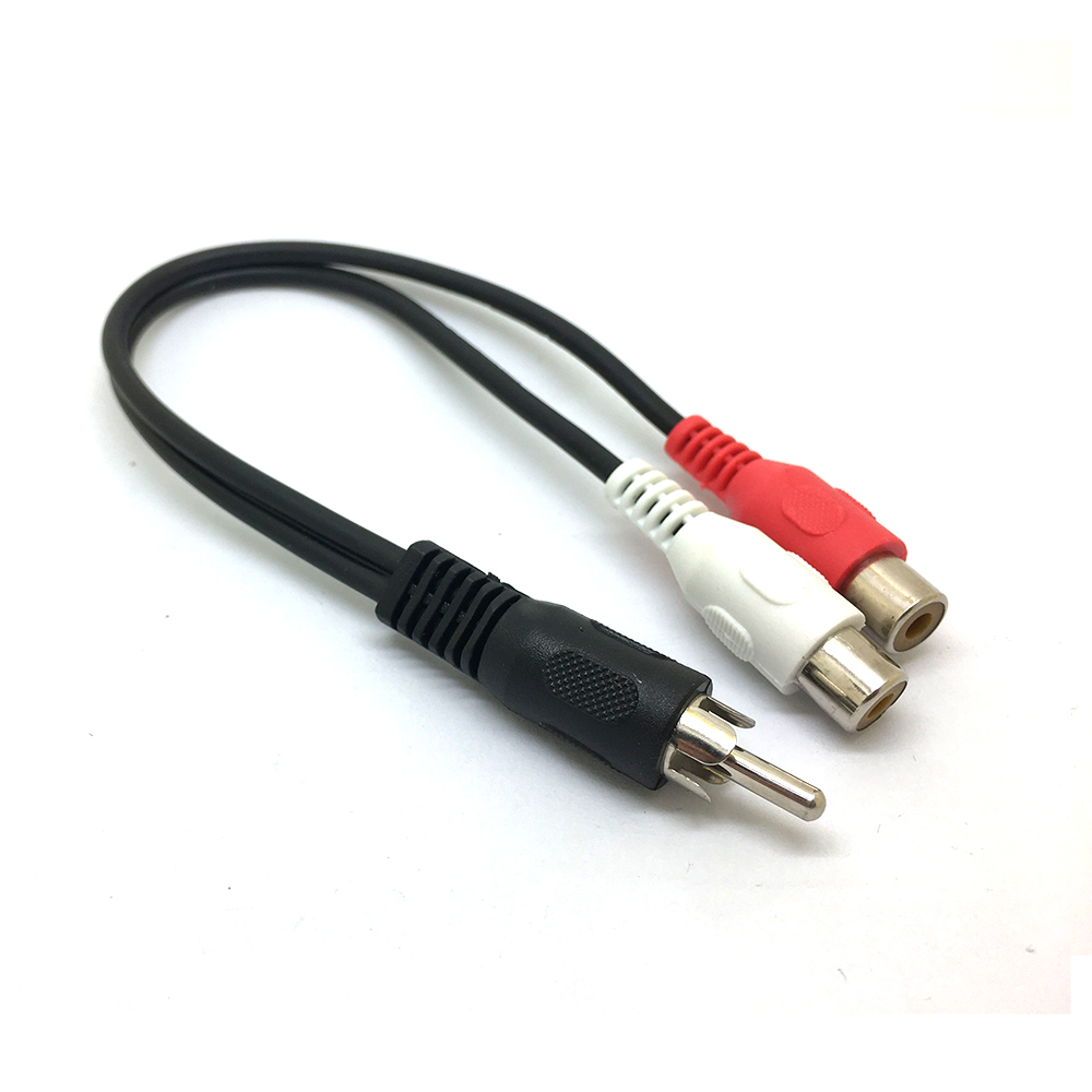 1 RCA-Stecker Mono auf 2 RCA-B – Audio Splitter Y Bewertung und Preis